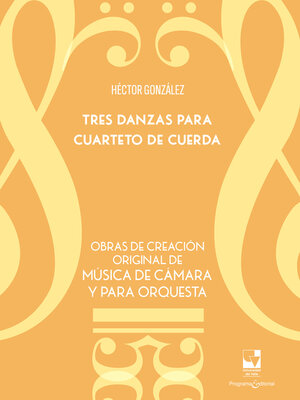cover image of Tres danzas para cuarteto de cuerda